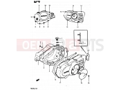 3 - CRANKCASE COVER - Suzuki RG125UC G (1986) Gamma