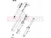38 - FRONT DAMPER - Suzuki RG125UC G (1986) Gamma