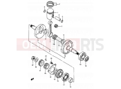 4 - CRANKSHAFT - Suzuki RG50 E (1984) Gamma