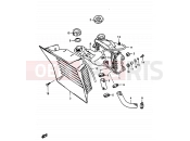 10 - RADIATOR - Suzuki RG50 E (1984) Gamma