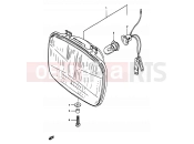 18 - HEADLAMP - Suzuki RG50 E (1984) Gamma