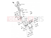 SUZUKI RM100 K3 (2003) (E21) 17 - ENGINE MOUNT