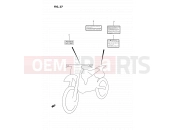 SUZUKI RM125 R (1994) (E02,E04,E24) 37 - LABEL