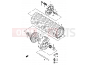 SUZUKI RM250 V (1997) (E02,E04,E24) 10 - CLUTCH