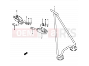 SUZUKI RM250 V (1997) (E02,E04,E24) 17 - STAND - FOOTREST