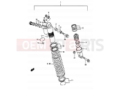 SUZUKI RM250 V (1997) (E02,E04,E24) 34A - SHOCK ABSORBER (MODEL V)
