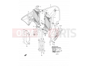 SUZUKI RM250 K1 (2001) (E02,E04,E24) 9 - RADIATOR
