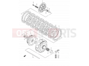 SUZUKI RM250 K1 (2001) (E02,E04,E24) 10 - CLUTCH