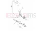 SUZUKI RM250 K1 (2001) (E02,E04,E24) 13 - KICK STARTER