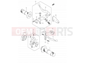 SUZUKI RM250 K1 (2001) (E02,E04,E24) 24 - HANDLE LEVER