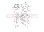 SUZUKI RM250 M (1991) (E03,E28,E33) 1A - CYLINDER (MODEL M/N)