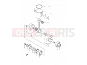 SUZUKI RM250 M (1991) (E03,E28,E33) 5A - CRANKSHAFT (MODEL L)