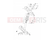 SUZUKI RM250 M (1991) (E03,E28,E33) 23A - STEERING STEM (MODEL M/N)