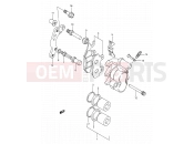 SUZUKI RM250 M (1991) (E03,E28,E33) 28A - FRONT CALIPER (MODEL M/N)