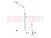 SUZUKI RM250 M (1991) (E03,E28,E33) 29 - FRONT BRAKE HOSE (MODEL K/L/M)