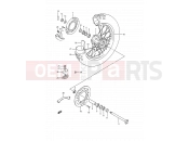 SUZUKI RM250 M (1991) (E03,E28,E33) 35A - REAR WHEEL (MODEL L/M)