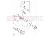 SUZUKI RM250 W (1998) (E02) 5 - CRANKSHAFT