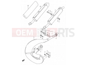 SUZUKI RM250 W (1998) (E02) 8 - MUFFLER
