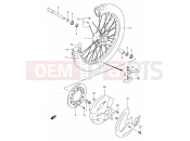SUZUKI RM250 W (1998) (E02) 30A - FRONT WHEEL (MODEL V/W/X/Y)