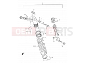 SUZUKI RM250 W (1998) (E02) 34B - SHOCK ABSORBER (MODEL W)