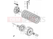 SUZUKI RM500 E (1984) 9 - CLUTCH