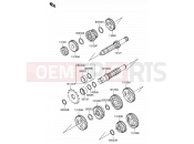 SUZUKI RM65 K5 (2005) (E24) 7 - TRANSMISSION