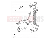 SUZUKI RM80H D (1983) 36 - REAR SHOCK ABSORBER (MODEL D)