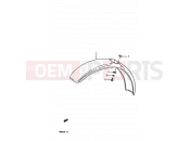 SUZUKI RM80X E (1984) 28 - FRONT FENDER