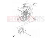 SUZUKI RM80X X (1999) 30 - FRONT WHEEL