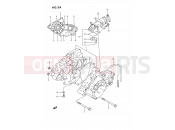 SUZUKI RM80 K (1989) (E24) 2A - CRANKCASE (MODEL K)
