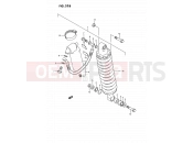 SUZUKI RM80 K (1989) (E24) 32B - REAR SHOCK ABSORBER (MODEL K)