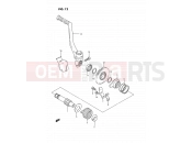 SUZUKI RM80 M (1991) (E24) 12 - KICK STARTER