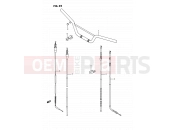 SUZUKI RM80 M (1991) (E24) 25 - HANDLEBAR - CONTROL CABLE