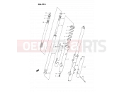 21B - FRONT FORK (MODEL L/M/N/P/R) - Suzuki RM80 R (1994) (E24)