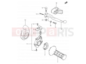 SUZUKI RM80 J (1988) (E03,E28,E33) 28 - RIGHT HANDLE SWITCH (MODEL G/H/J)