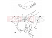 SUZUKI RM80 M (1991) (E03,E28,E33) 17A - FRAME - SEAT (MODEL M/N)