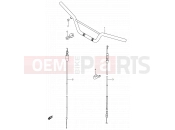 SUZUKI RM80 W (1998) (E03,E28,E33) 23 - HANDLEBAR - CABLE