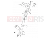 SUZUKI RM80 W (1998) (E03,E28,E33) 29 - STEERING STEM
