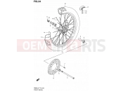 34 - FRONT WHEEL (RM85L2 P19) - Suzuki RM85 L2 (2012)
