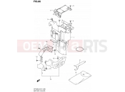 86 - BATTERY HOLDER (SFV650UAL2 E21) - Suzuki SFV650A L2 (2012) Gladius (E21)