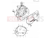 4 - CRANKCASE COVER - Suzuki SP370 C (1978)