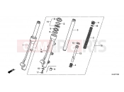 HONDA NSC110MPDC NSC110MPD 2012 F-17 FRONT FORK