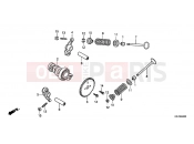 HONDA NSC110MPDE NSC110MPDE 2014 E-4 CAMSHAFT / VALVE