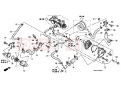HONDA FJS400A9 SILVER WING 400 ABS 2009 E-6 WATER PUMP
