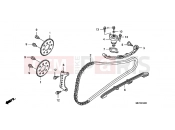 HONDA FJS400A9 SW-T400 ABS 2009 E-4 TIMING CHAIN ​​/ TENSIONER