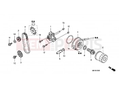 HONDA FJS400A9 SW-T400 ABS 2009 E-10 OIL PUMP