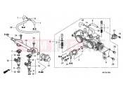 HONDA FJS400A9 SW-T400 ABS 2009 E-19 THROTTLE HOUSING