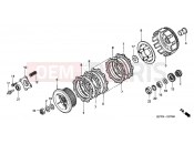 E-7 CLUTCH - Honda CBF2504 CBF250 2004