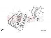 E-9 LEFT CRANKSHAFT COVER - Honda CBF2504 CBF250 2004
