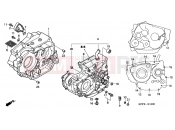 E-13 CRANKSHAFT - Honda CBF2504 CBF250 2004